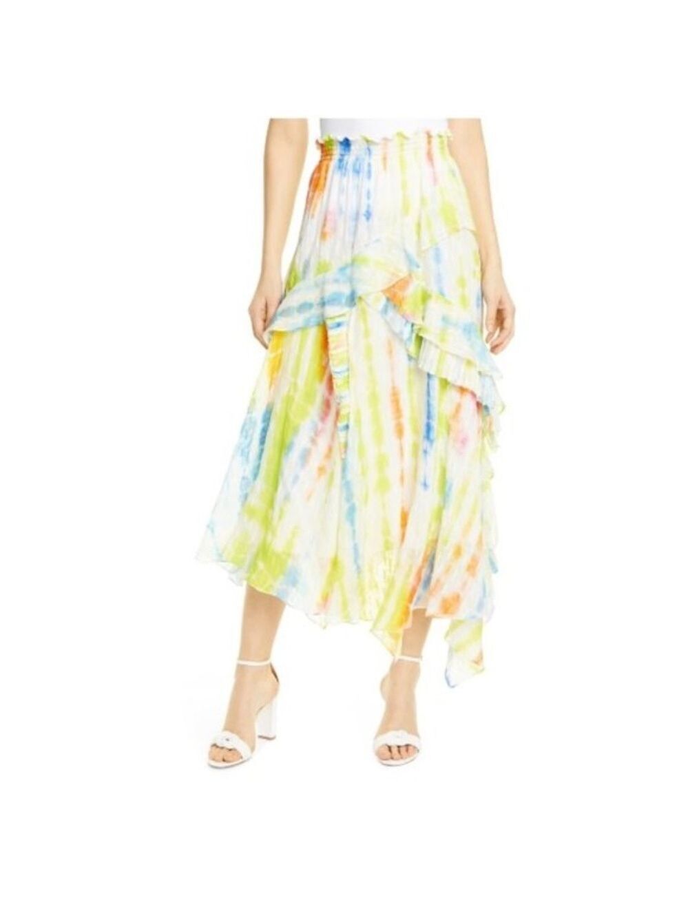 TANYA TAYLOR Tie Dye Skirt